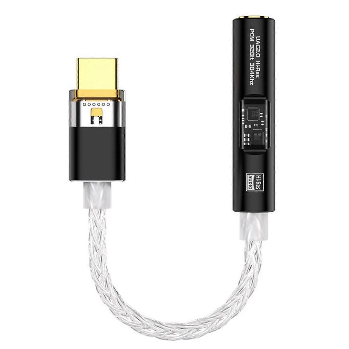 Ba23 Usb Typ C Auf 3,5 Mm Klinkenadapter Kopfhörerverstärker-decoder A--