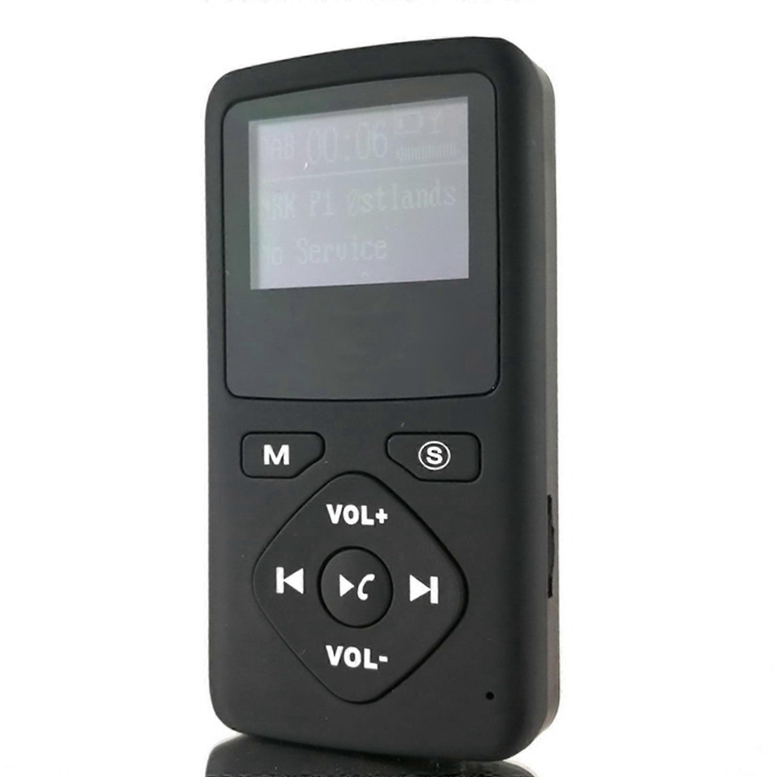 Tragbares Mini-digitalradio Mit Fm-funktion, Dab-abtastung, Bluetooth 4.0-kompatibel, Kopfhörer Und Mp3-player