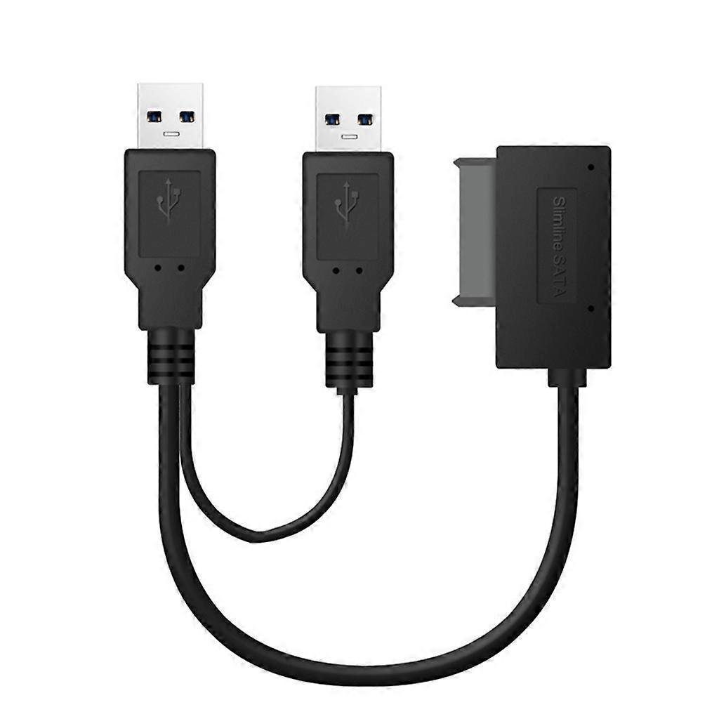 Usb 2.0 Auf 6+7 13-pin Slimline-sata-kabel, Usb 2.0-netzteil Für Laptop