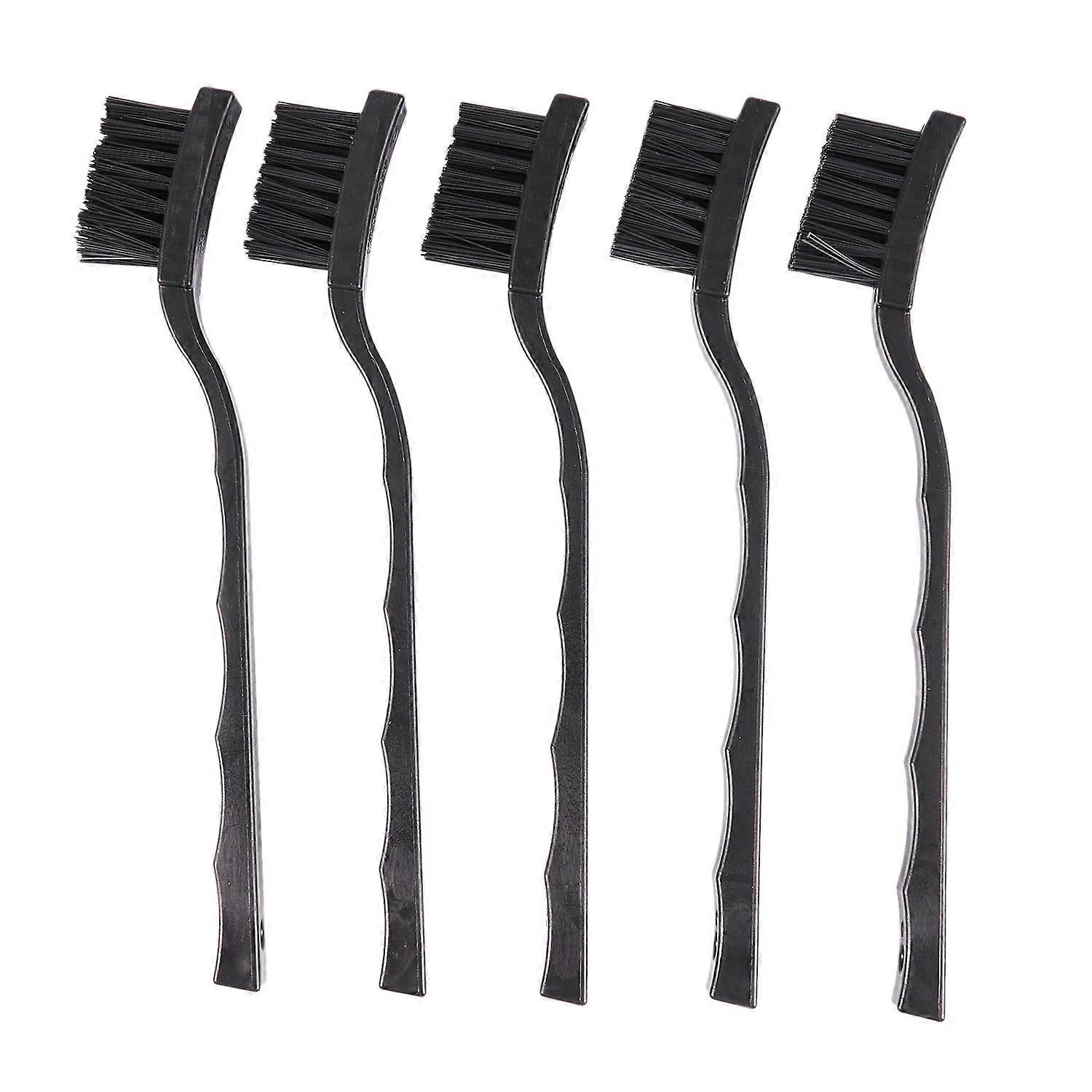 5 Stück Schwarze Esd-antistatik-staubpinsel Für Leiterplattenreparaturen, 17 Cm