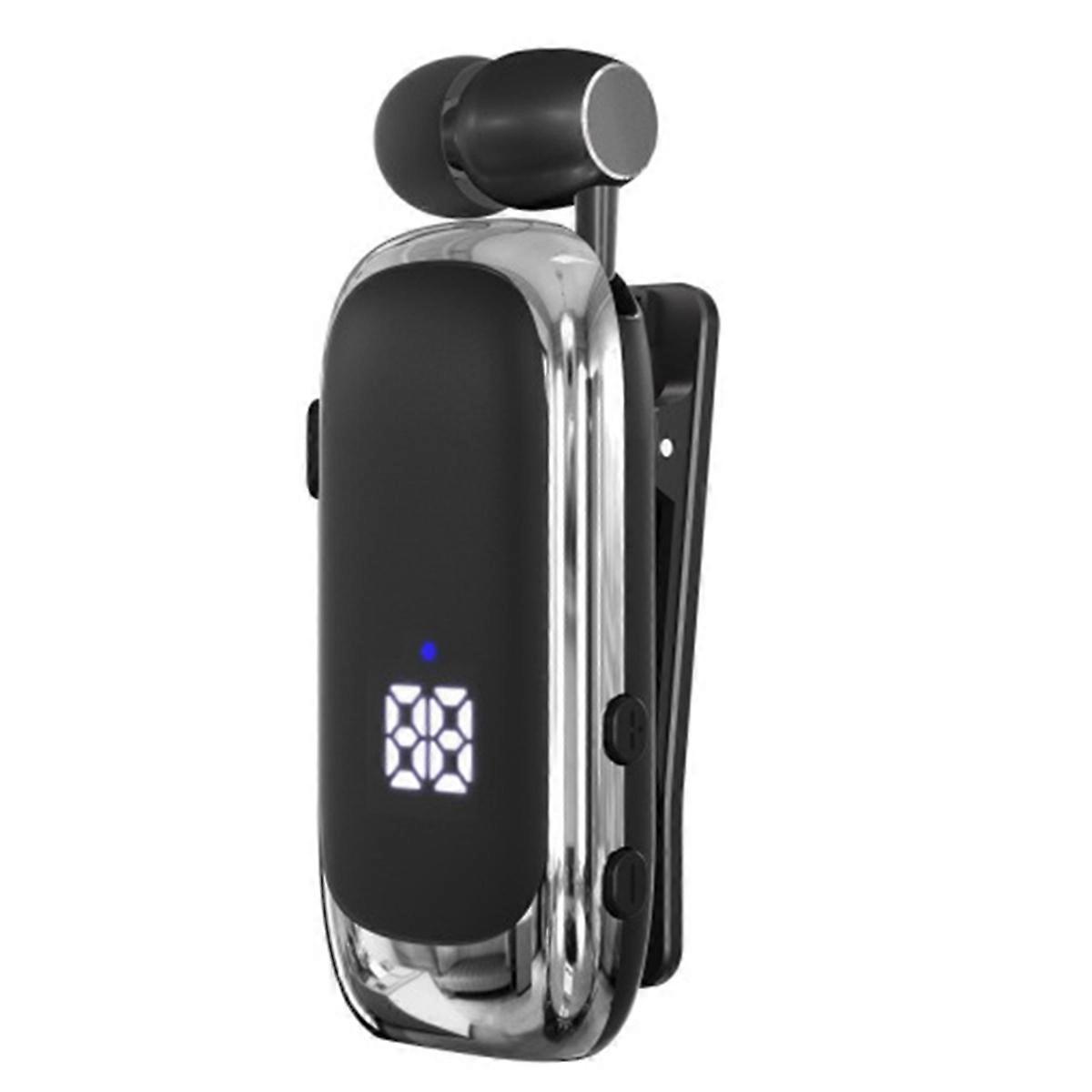 K88 Bluetooth 5.4 Headset, 20 Stunden Akkulaufzeit, Anrufe/musik, Silber-schwarz