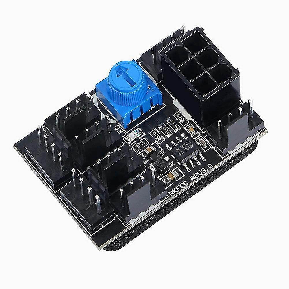 3-pin-/4-pin-lüfteradapter Für Pc-gehäuse Mit 6-pin-stromanschluss