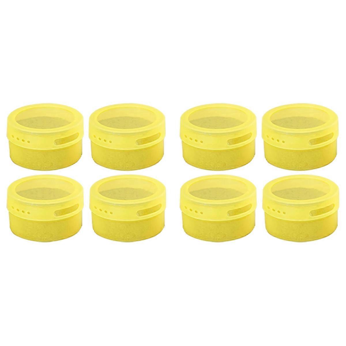 Magnetische Gewürzdosen Für Magnete, Transparent Gelb