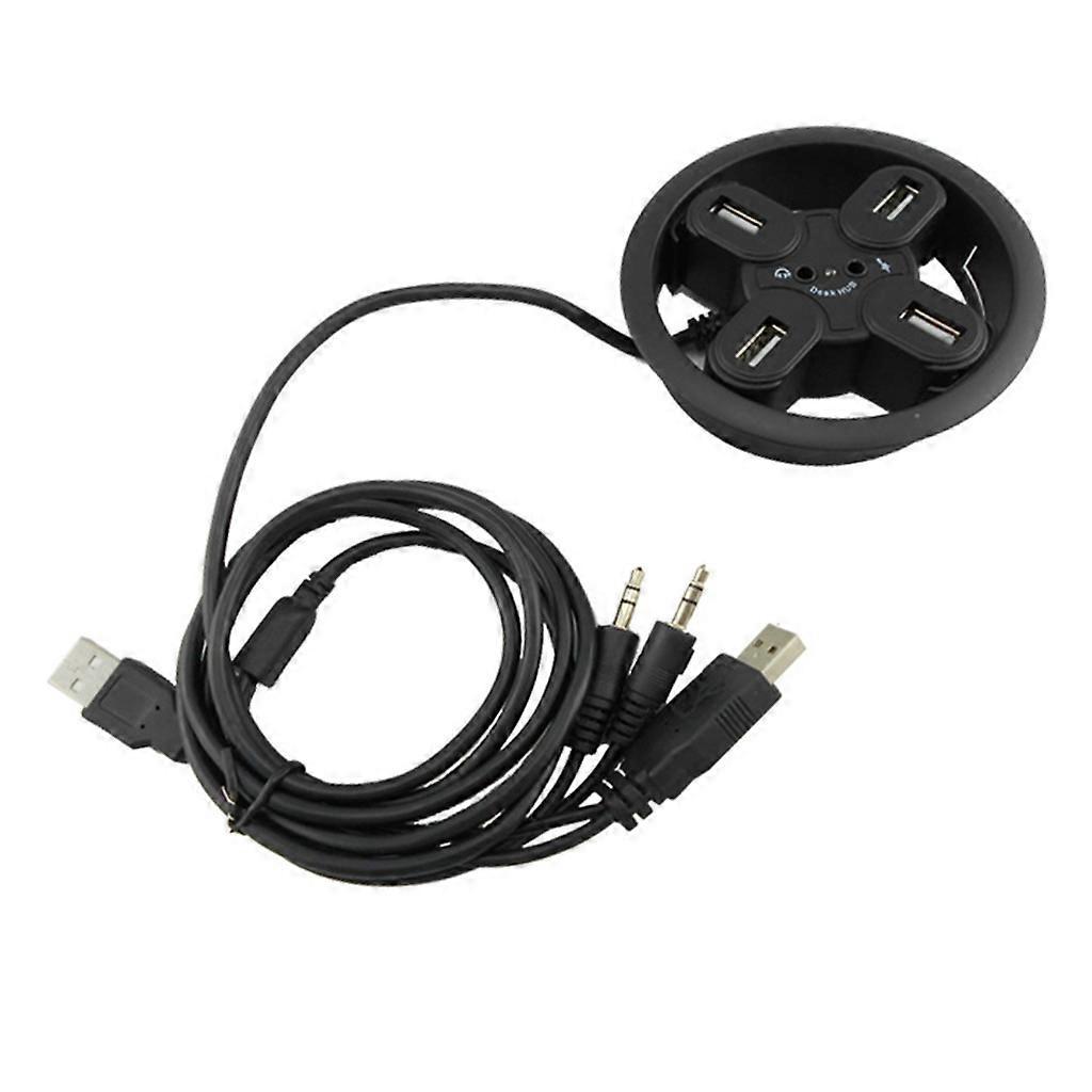 4-port Usb 2.0 Splitter High Speed Hub Konverter Für Pc, Laptop Und Tablet (windows/mac)