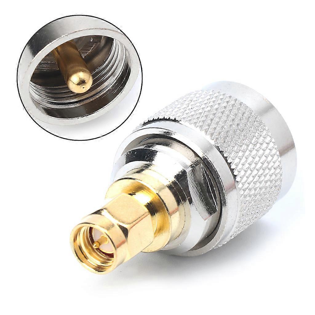 Pl259 Uhf-stecker (vernickelt) Auf Sma-stecker (vergoldet) Hf-anschluss