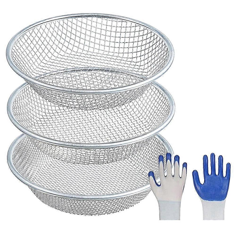 Gartensieb, Steinsieb Für 5-gallonen-eimer – Silber