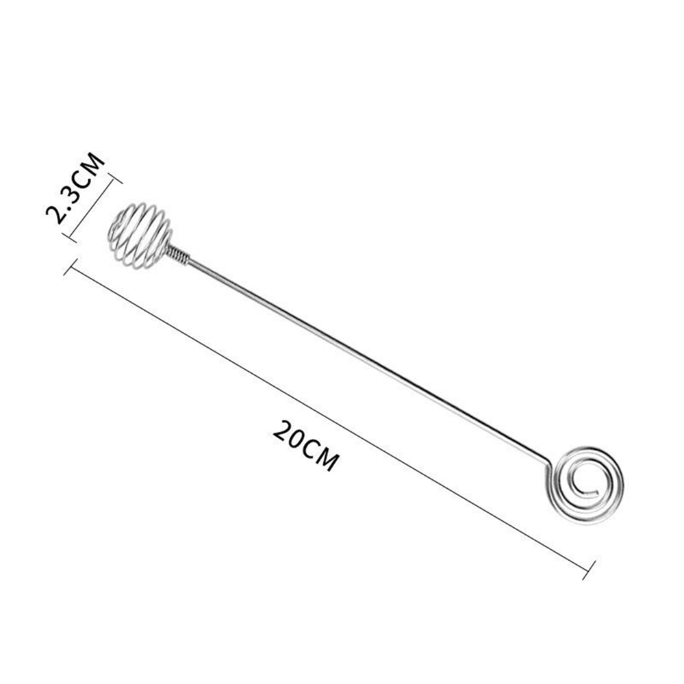 Honiglöffel Aus Edelstahl 304, Spiralförmig, Tropffrei, Für Marmeladengläser, Küchenaccessoire Für Honigliebhaber