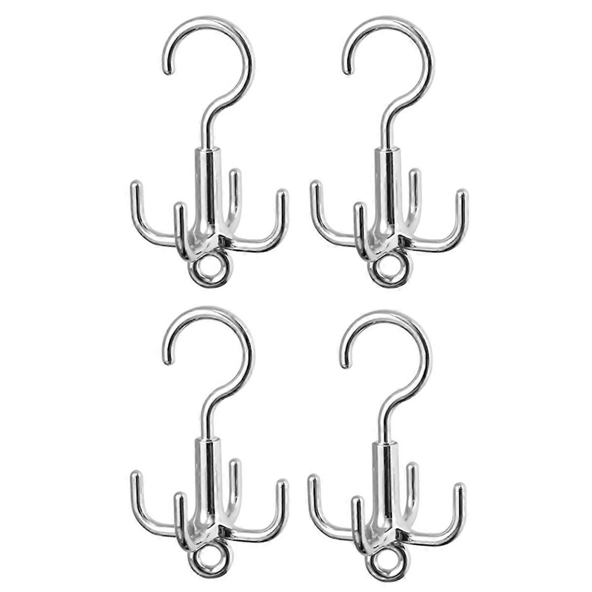Gürtelhalter, Krawattenablage, 4er-pack Kleiderschrank-organizer, Aufbewahrungshaken Für Gürtel