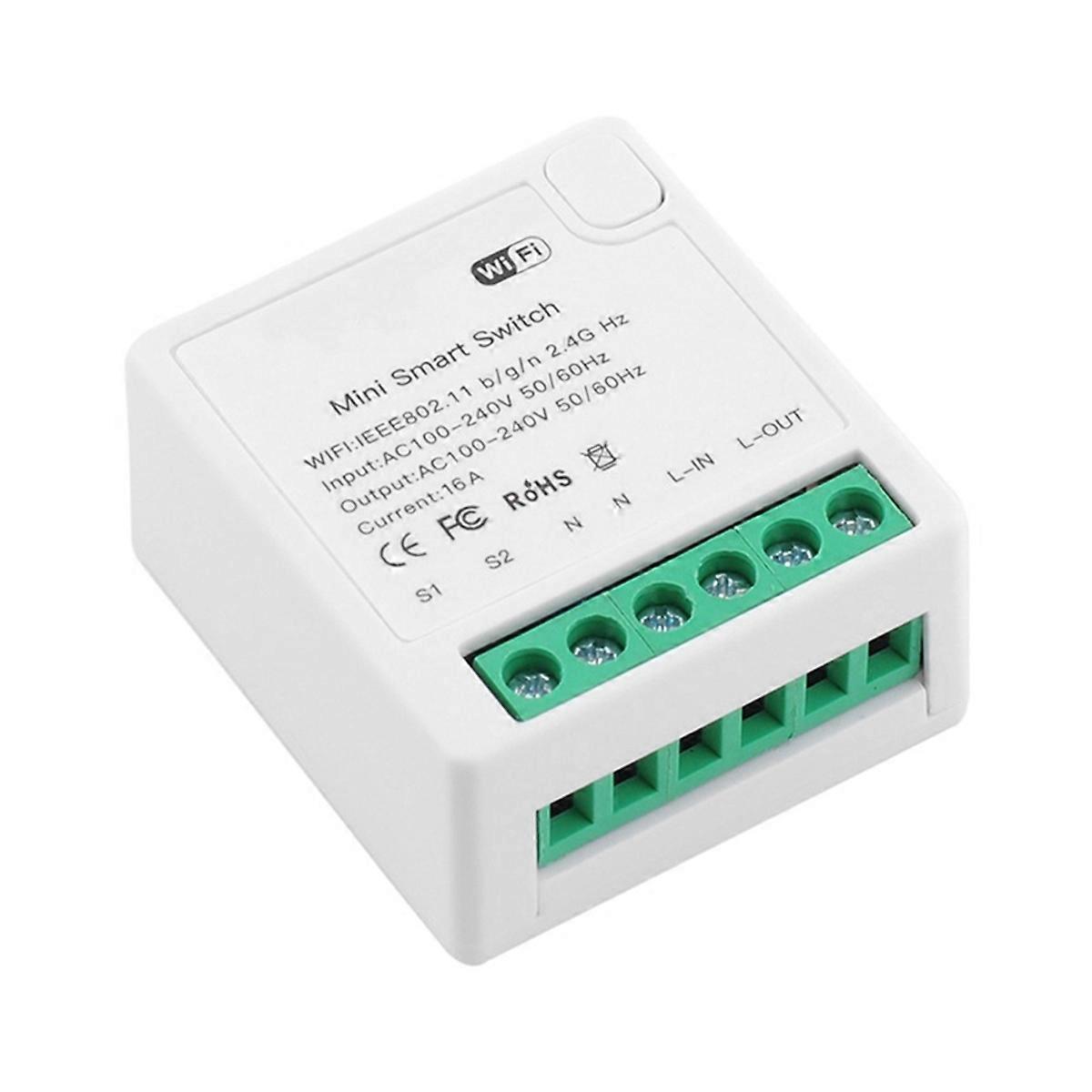 Tuya Mini 16a Smart Switch, Version Ohne Zähler, Smart-wlan-schalter