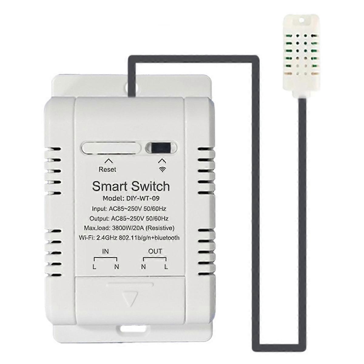Wlan-temperatur- Und Feuchtigkeitsschalter 20a--