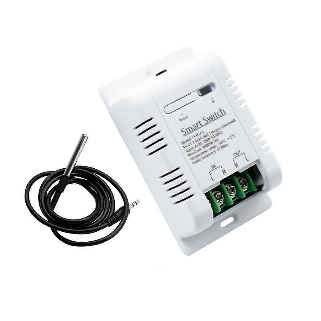 Intelligenter Wlan-temperaturschalter Mit Sensor, 1-fach, Einzelrelais-ausgang, 3000 W, 16 A