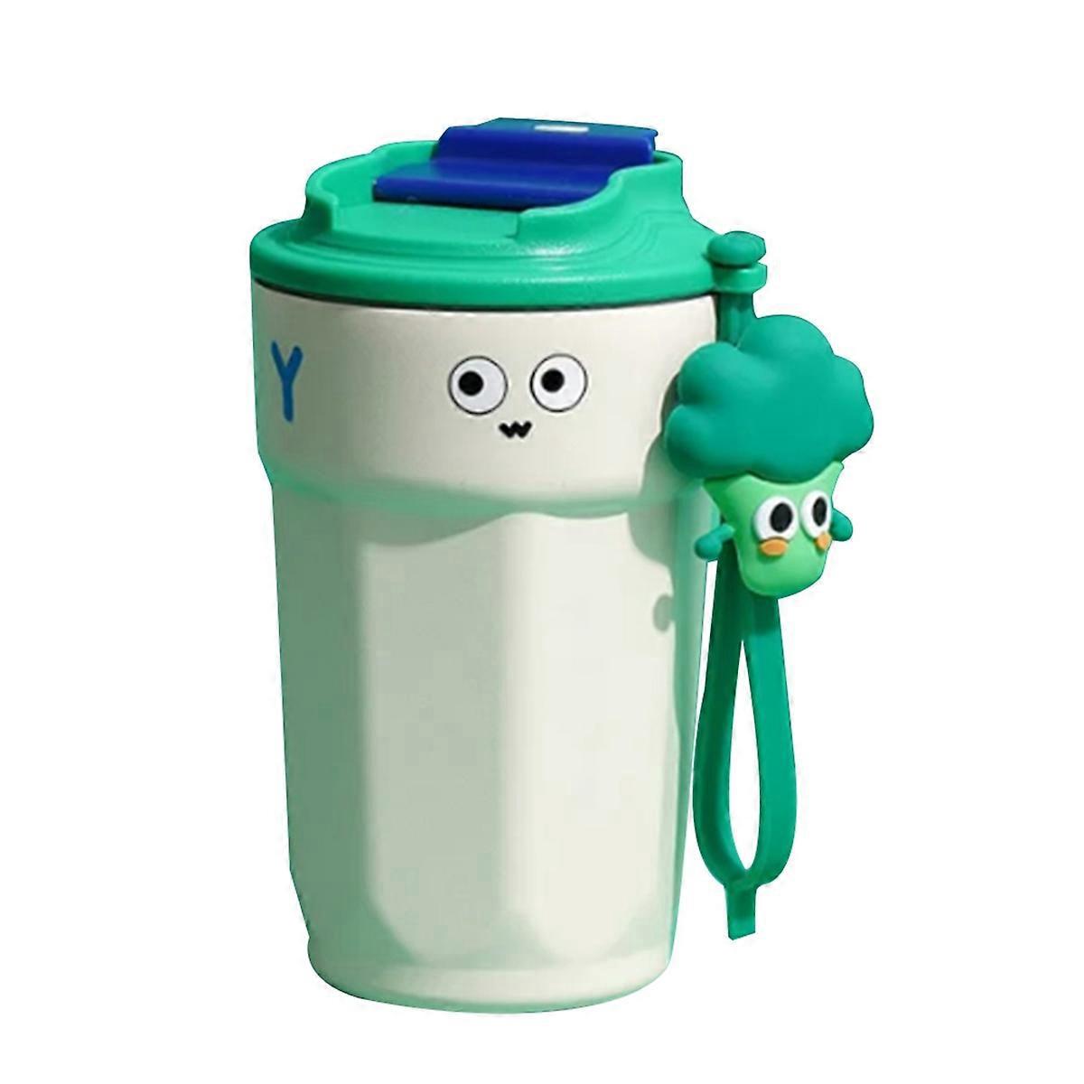 450 Ml Creatives Kaffeebecher Aus Edelstahl, Weiß