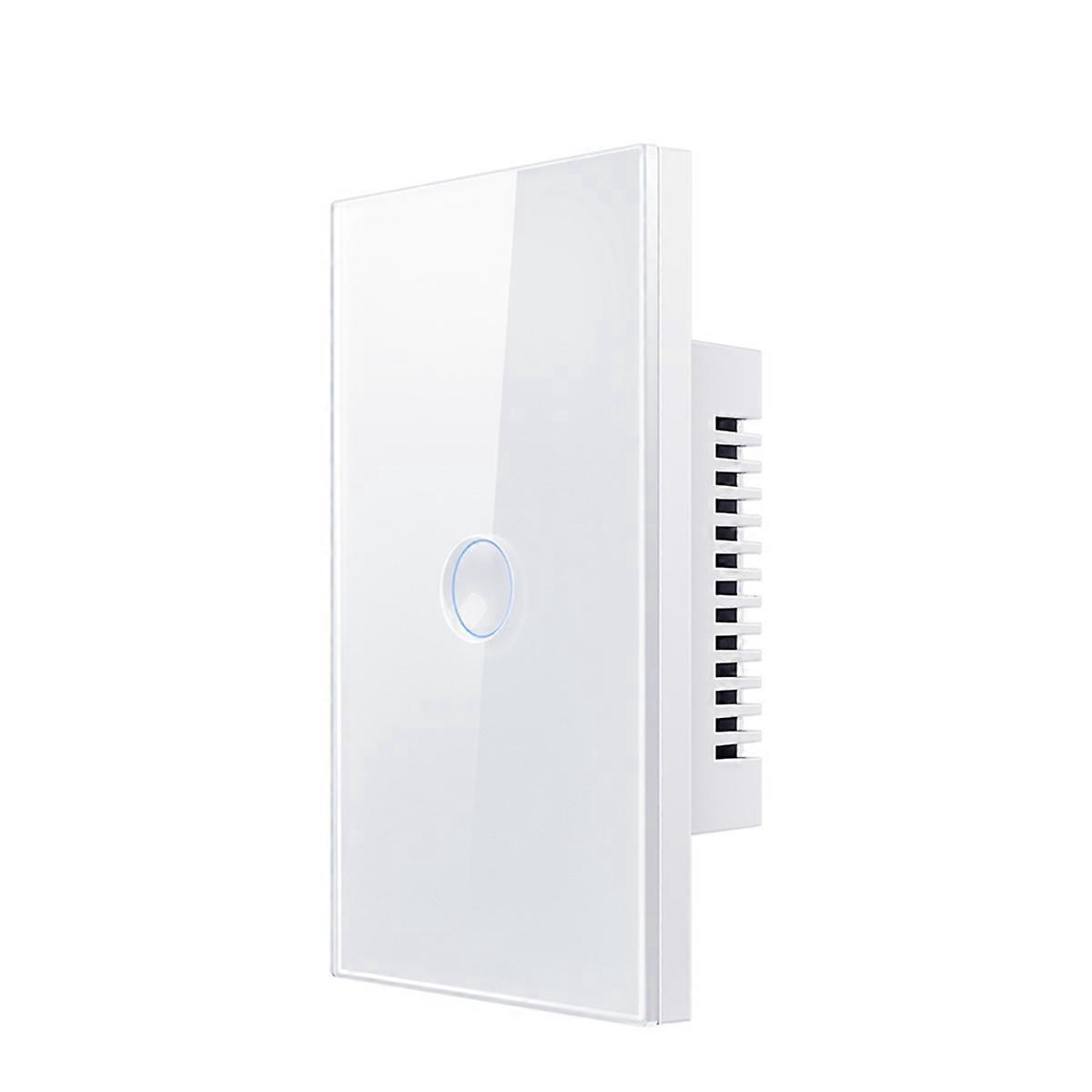 Tuya Wifi Smart Touch-schalter, Weiß, 110-240 V, 2,5d Konkave Form, B--