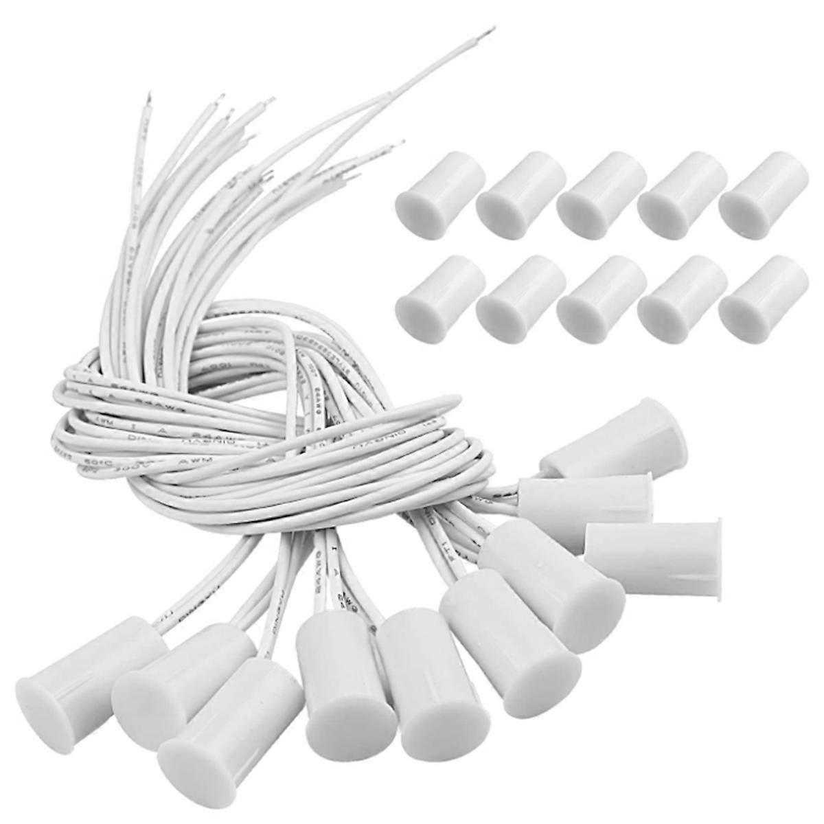 Magnetischer Türschalter Rc-33 Nc, Versenkt, Kabelgebunden, Mit Alarmfunktion (10 Sets)