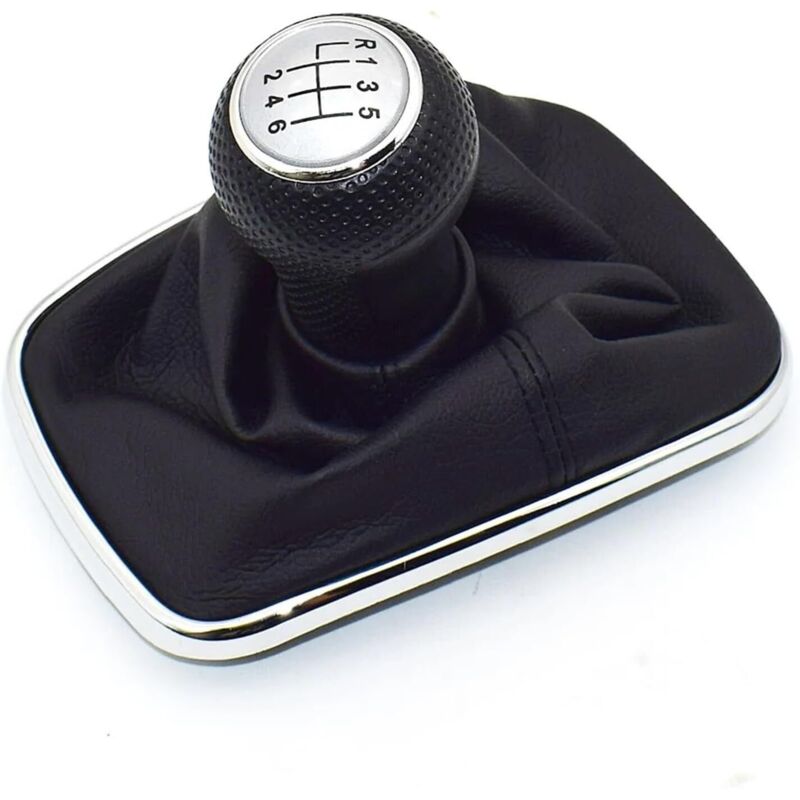 5-gang-schaltknopf Mit Staubkappe Für Volkswagen Golf Iv (1999–2004), Jetta, Bora – Durchmesser 23 Mm, Schwarzes Panel