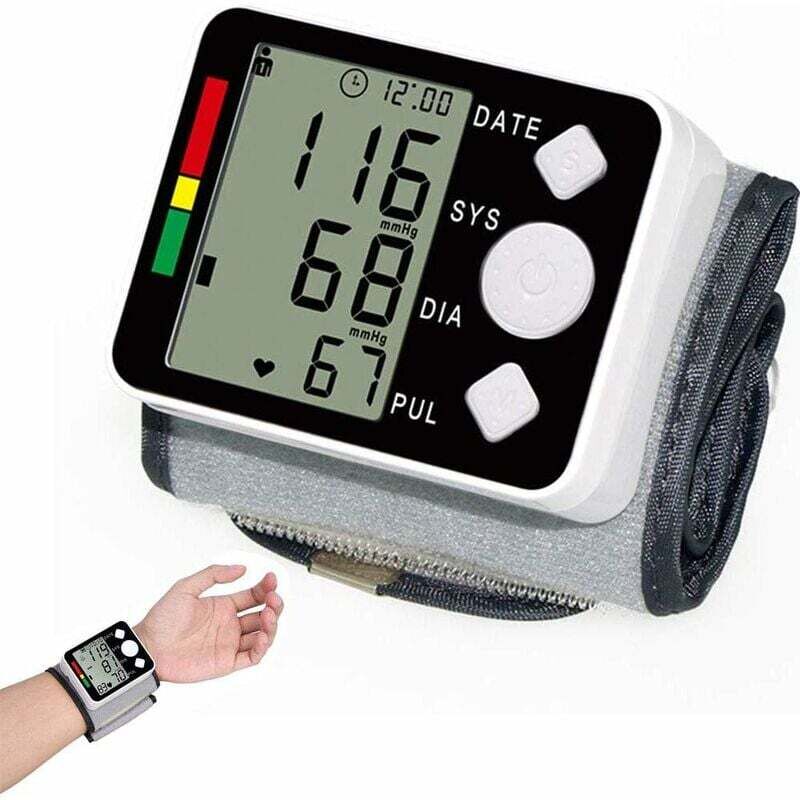 Automatisches Blutdruck-armband – Präzise Messung Von Blutdruck Und Puls – Für 2 Benutzer, Je 99 Speicherplätze – Ce- Und Iso-konform Für Den Hausgebrauch