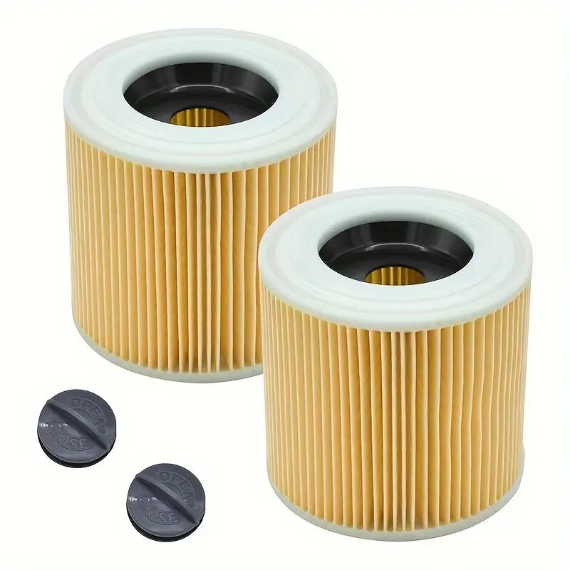 Doppelfilter Für Staubsauger Und Nass-trockensauger, Kompatibel Mit Kärcher-modellen Mv2, Wd2, Wd3, Wd2 200, Wd3 500, A2504, A2004 (ersatzteilnummer: 64145520)