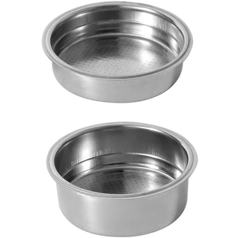 Edelstahl-kaffeefilter Mit 51 Mm Durchmesser – Einlagiger Pressfilter Für Espresso, Kompatibel Mit Professionellen Und Privaten Kaffeevollautomaten