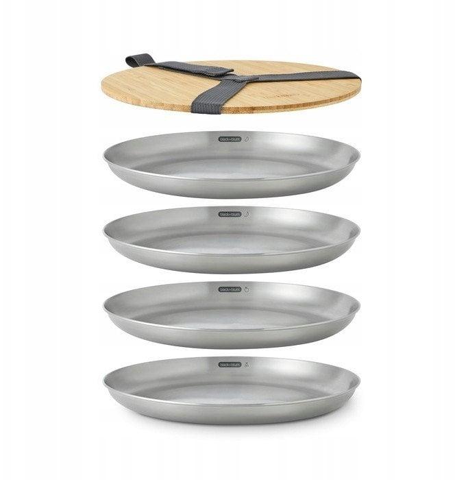 Ambition Ensemble Black Blum Teller Silber 25,6 Cm