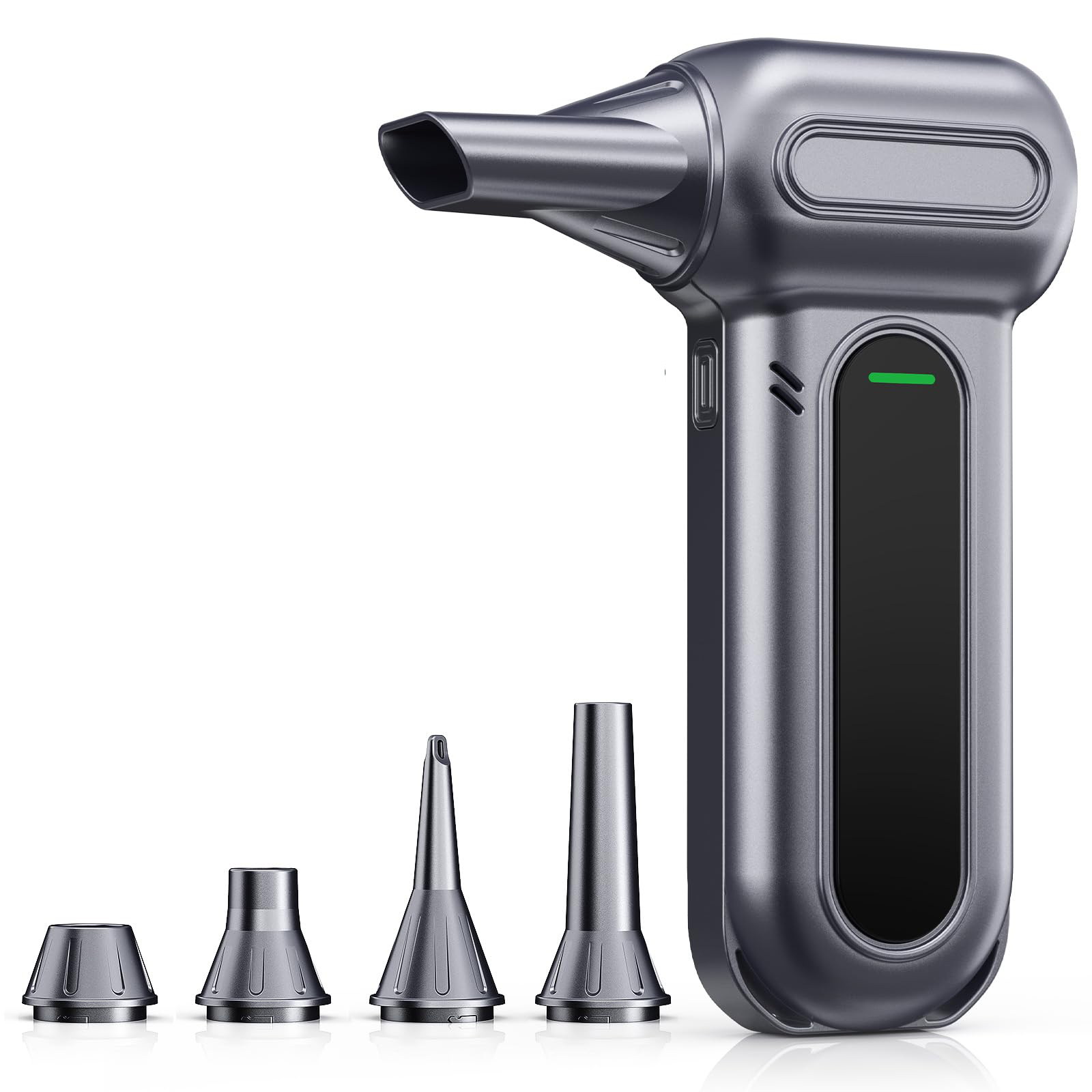 Elektrische Staubgebläse, Druckluft Air Duster 130000 U/min, Einstellbare Akku Gebläse, Mini Gebläse Usb-aufladung, Reinigung Für Pc, Tastatur, Auto, Sofa, Laptop, Haus, Outdoor