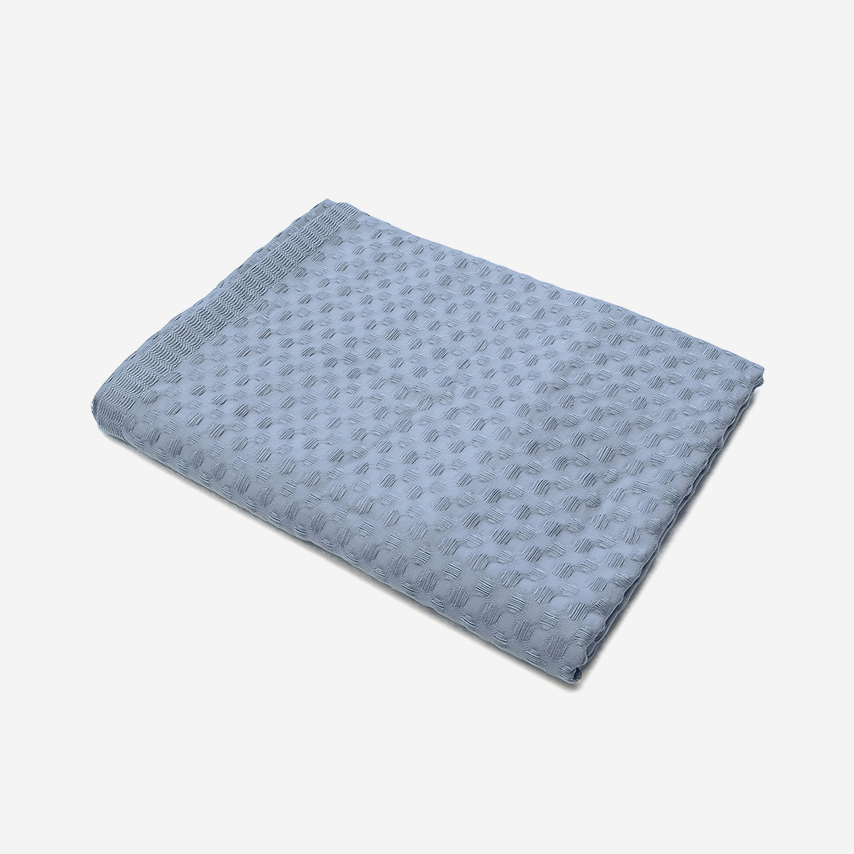 Badetuch Aus Baumwolle 100x150 Cm Aria - Hellblau