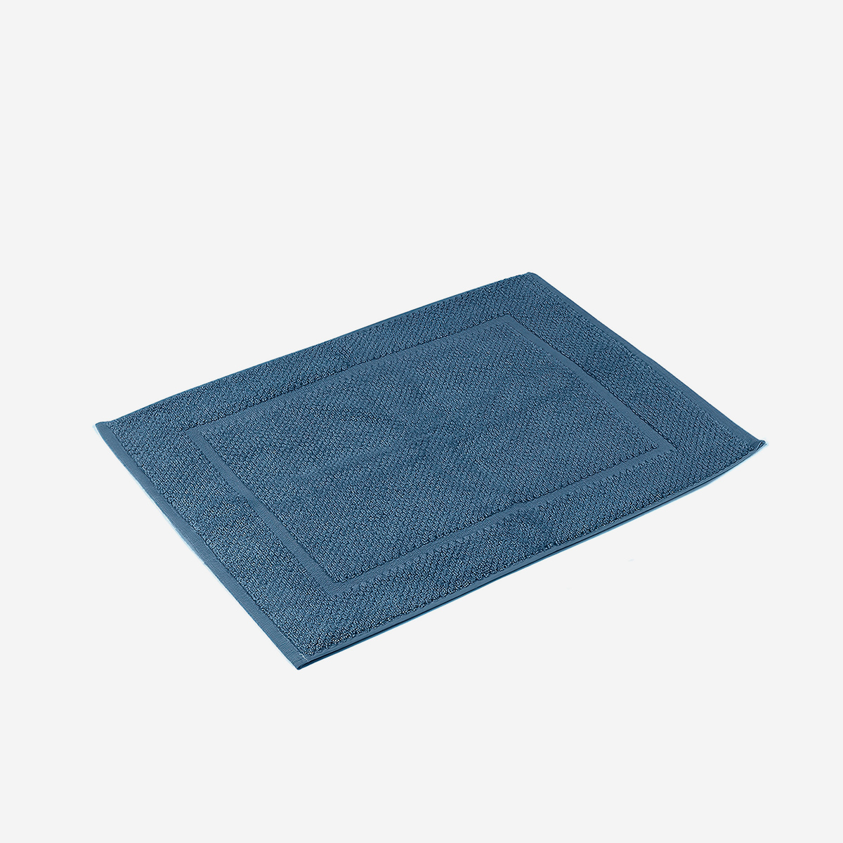 Antirutsch-badeteppich Aus Baumwolle 50x70 Victor - Blau