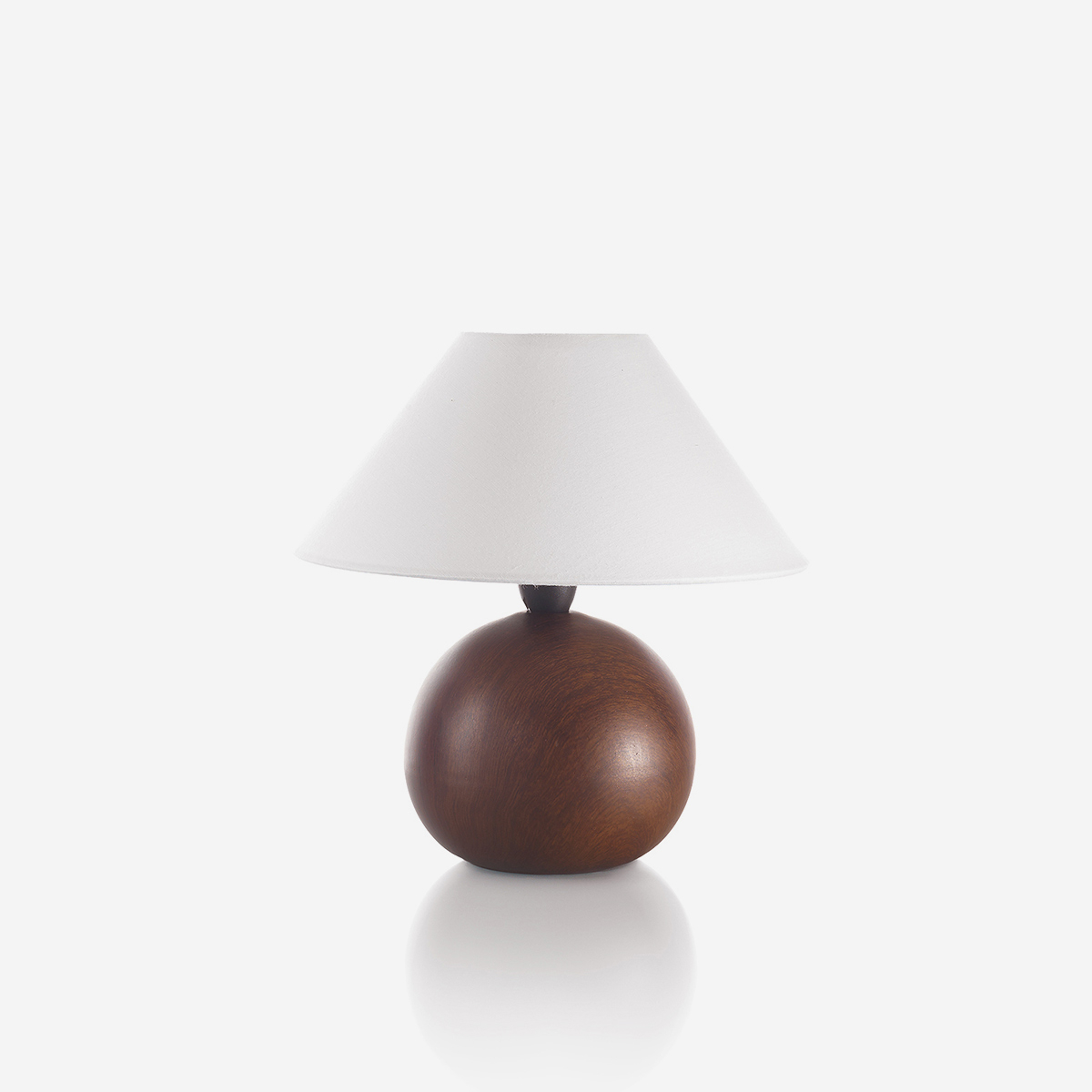Tischlampe Aus Keramik Mit Stoffschirm Eclissa - Eiche
