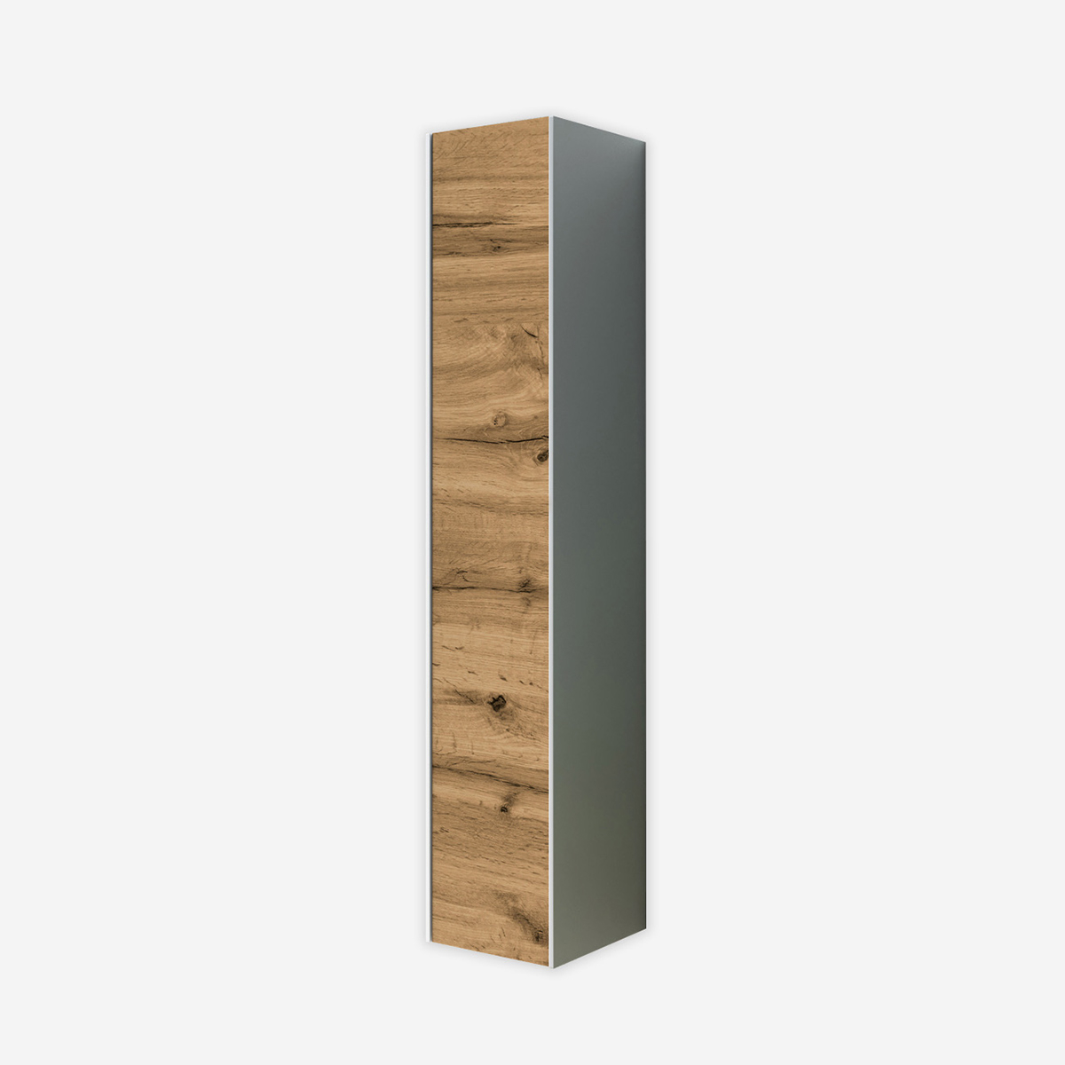 Raumsparende Badschrank-kommode Igea Mit Push-open-tür - Eiche