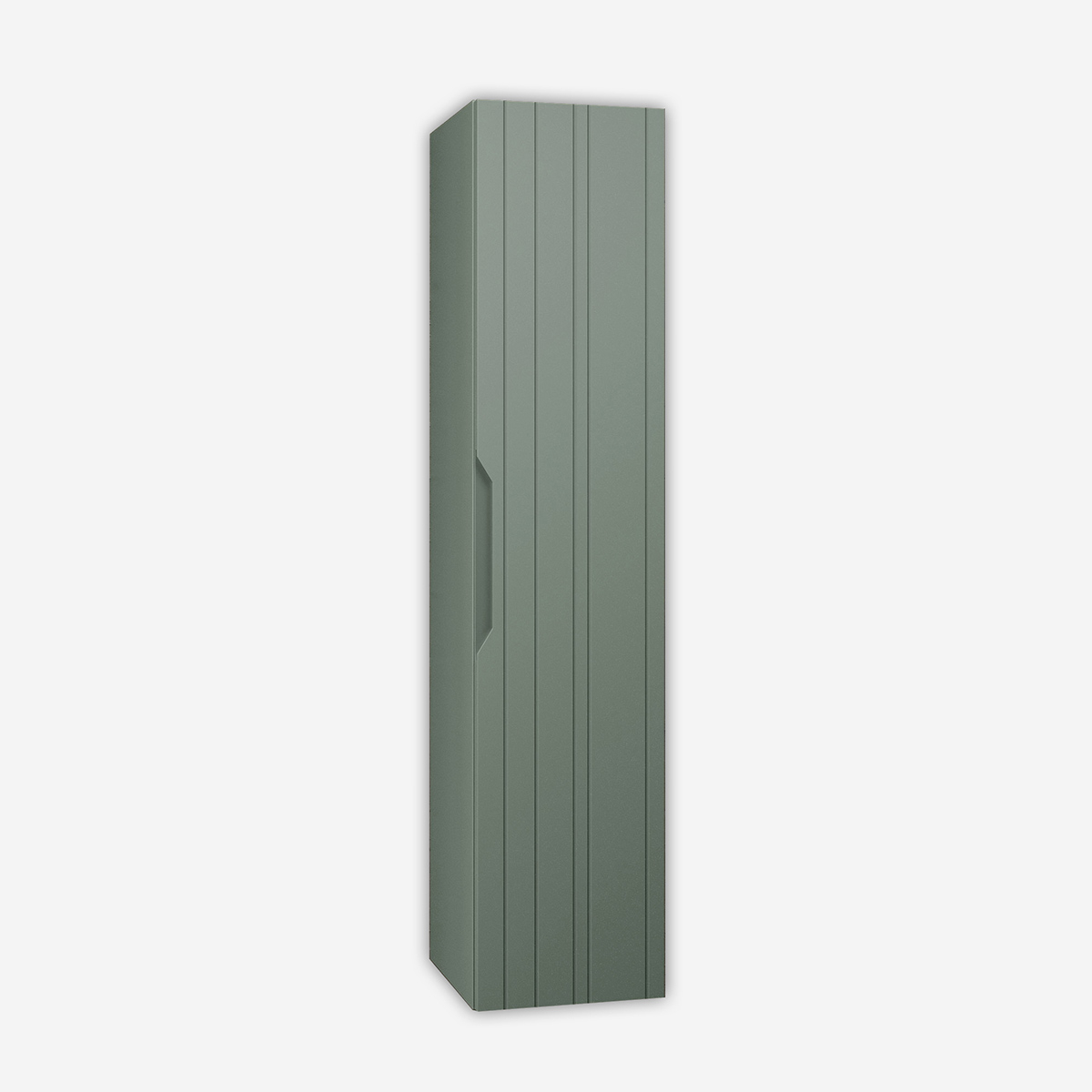 Solmira 160 Wandhängende Badezimmer-kommode Aus Mdf, Beidseitig Nutzbar - Dunkel Grün