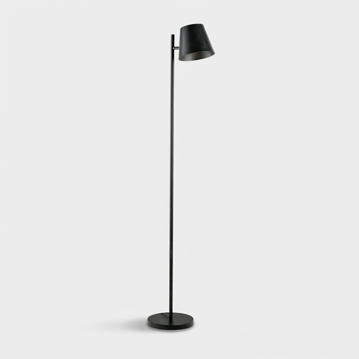 Moderne Stehlampe Anabel Mit Lackiertem Metallgestell - Grau