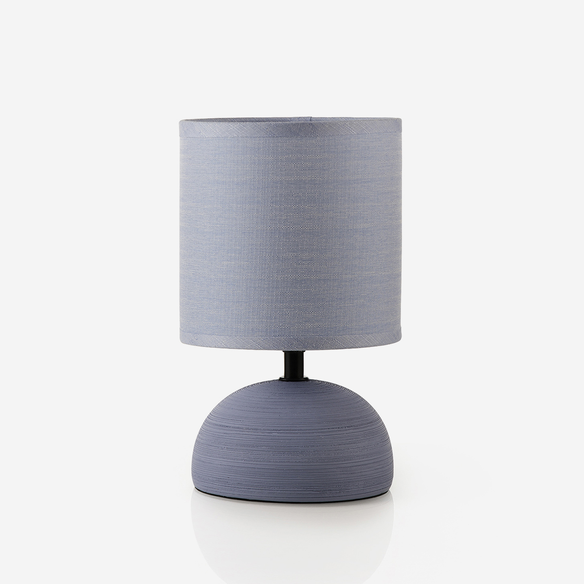 Aurilia Tischlampe Aus Keramik Und Stoff - Hellblau