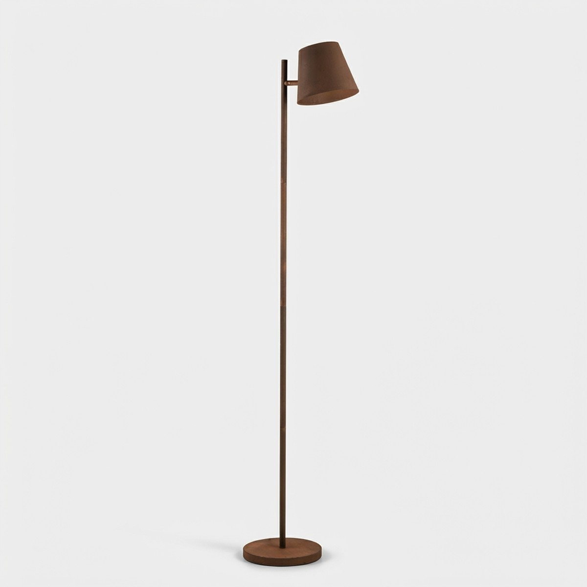 Moderne Stehlampe Anabel Mit Lackiertem Metallgestell - Rost
