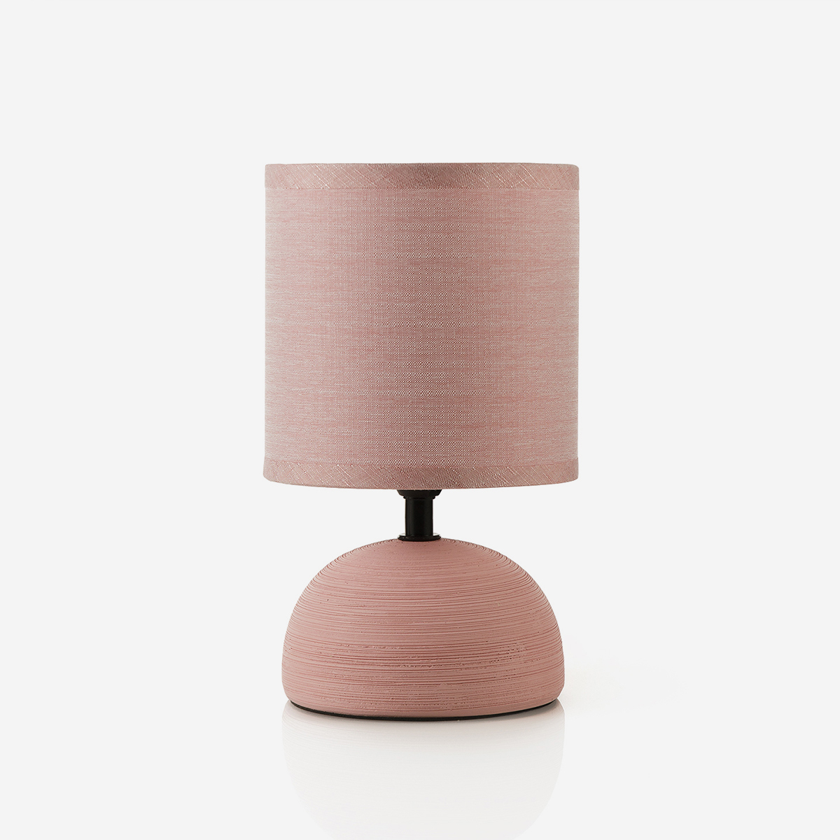 Aurilia Tischlampe Aus Keramik Und Stoff - Pink