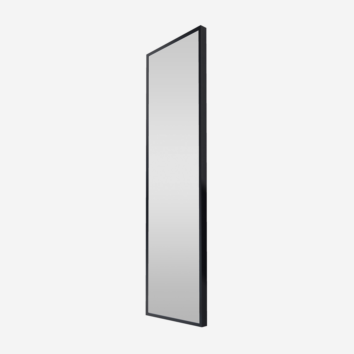 Wandspiegel Mit Schlichtem Design Aus Holz 80x180 Astana C - Schwarz