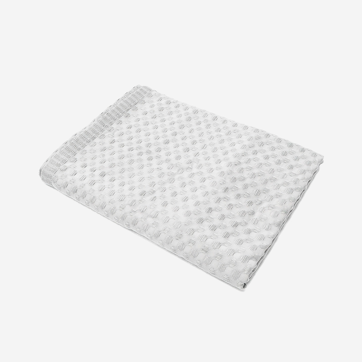 Badetuch Aus Baumwolle 100x150 Cm Aria - Weiß