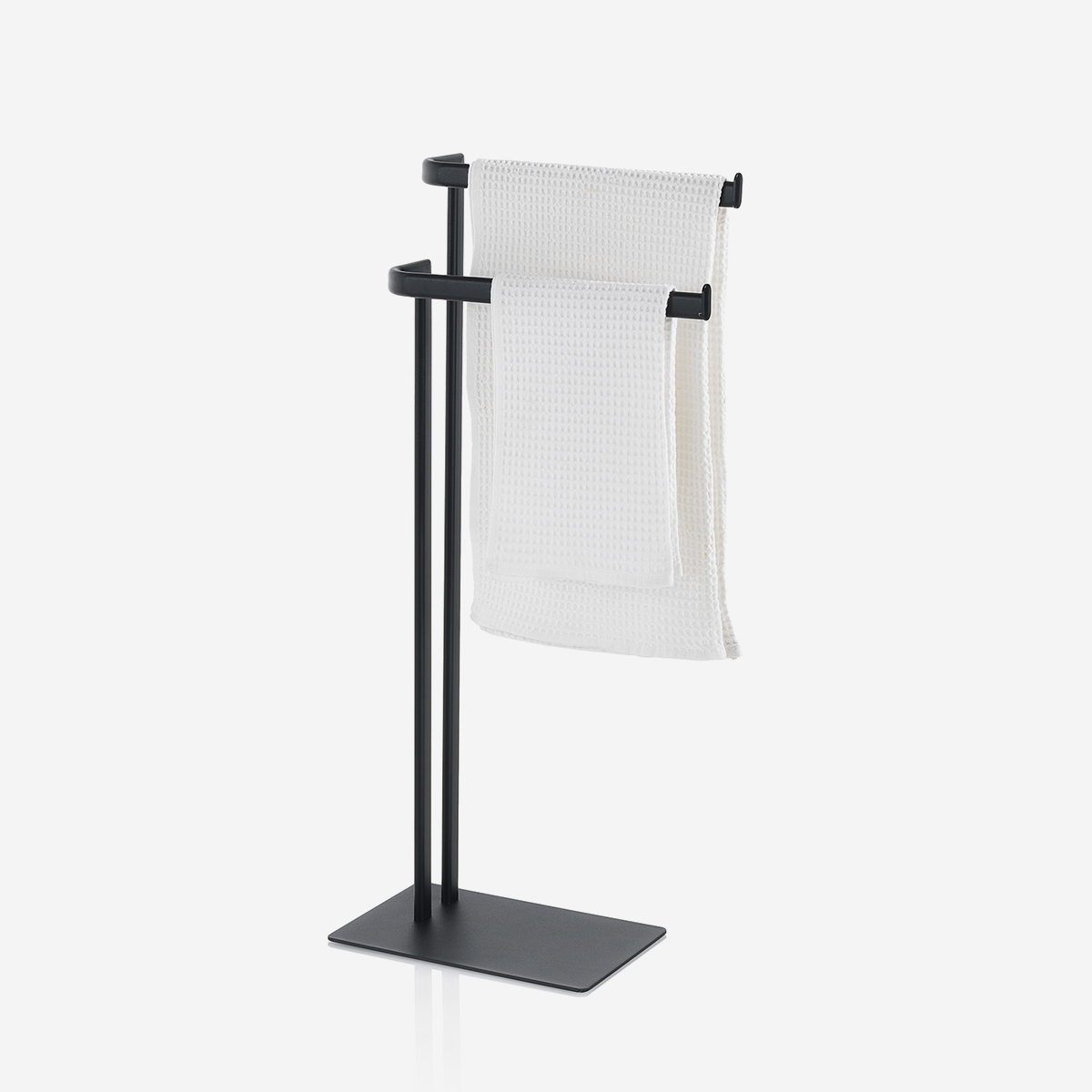 Metall-handtuchhalter Mit 2 Stangen Im Modernen Minimalistischen Design Amira