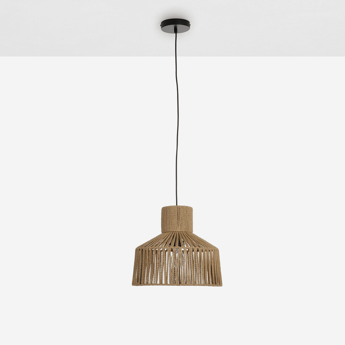 Nivaro Pendelleuchte Mit Papierschirm