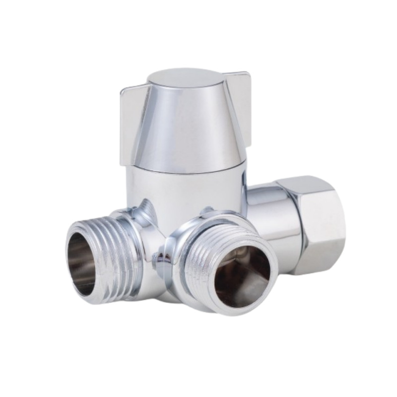 Universeller 3-wege-g1/2"-schalter Für Dusche, Wc, Bidet Und Wanddusche, Aus Massivem Messing. – Aquaforge