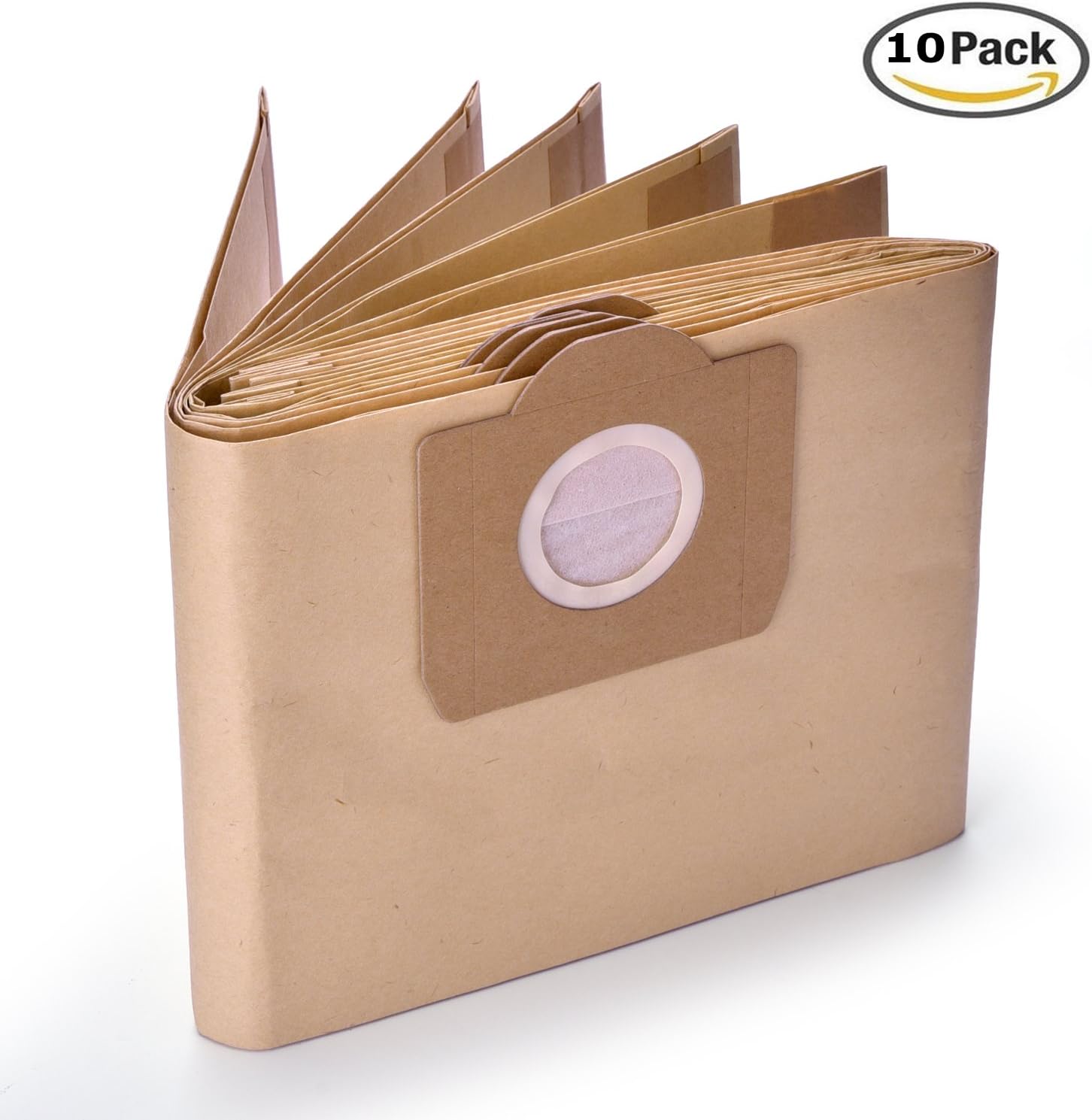 Packung Mit 10 Papier-staubsaugerbeuteln 6.959-130.0 A 2201/2204/2504 Für Kärcher Wd3 Wd3p-aquaforge Nass- Und Trockensauger