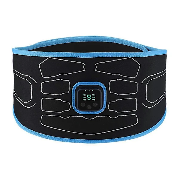 [ca] Ems-bauchmuskelstimulationsgürtel, Muskelstimulator Für Fitness Und Gewichtsabnahme, Unisex [jun] Blue-aquaforge