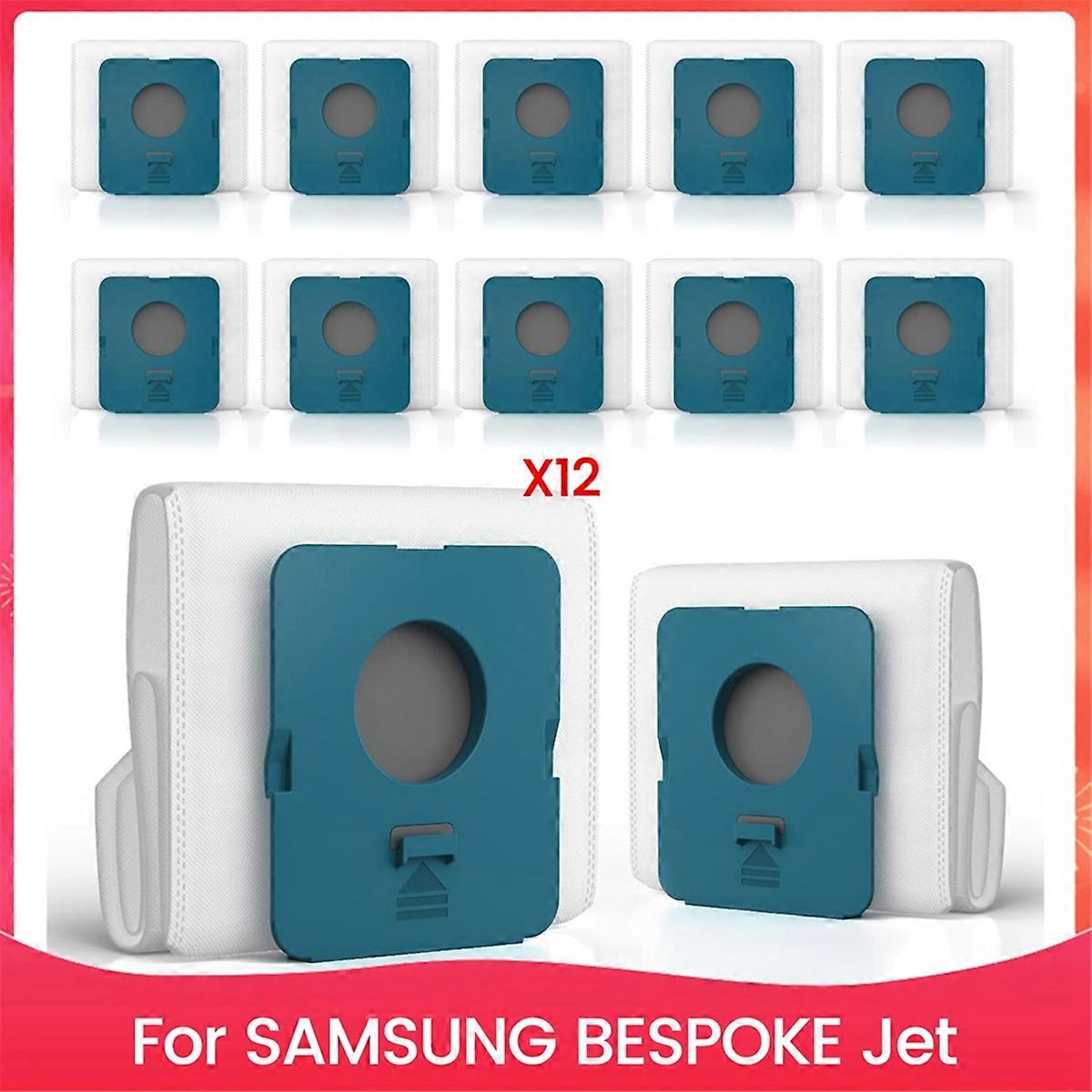 12er-pack Vca-adb953 Staubsaugerbeutel Für Den Kabellosen Staubsauger Samsung Bespoke Jet, Vergleichbar Mit Originalteilen – Aquaforge