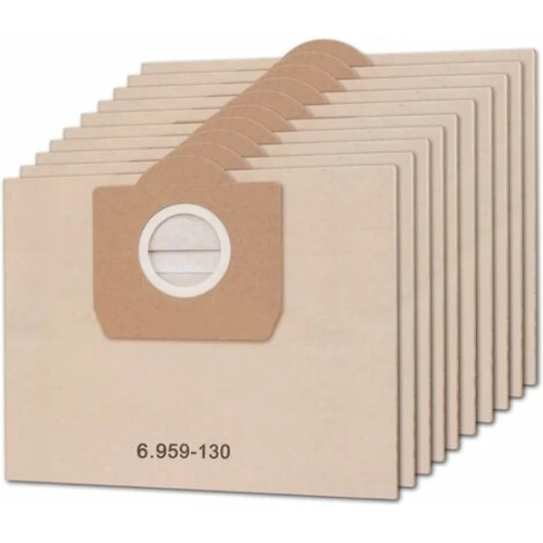 Ts – 10er-pack Papierfilterbeutel Für Kärcher 6.959-130.0 Wd3 Wd3p Mv3 A2204 A2254 A2604 Staubsauger, Ersatzteile Für Nass- Und Trockensauger. – Aquaforge