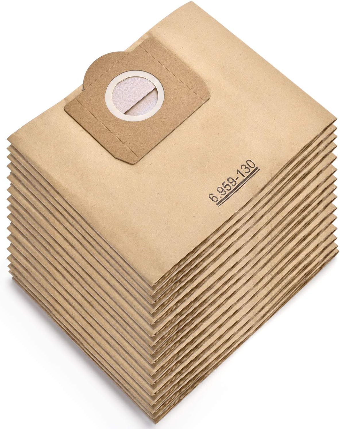 Packung Mit 15 Papierfilterbeuteln Für Kärcher Staubsauger 6.959-130 A2204 Wd3300 Mv3, Ersatzfilterbeutel Für Nass- Und Trockensauger - Aquaforge
