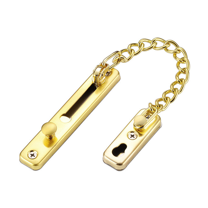 Einfache Sicherheitstürkette Aus Edelstahl (gold) - Aquaforge