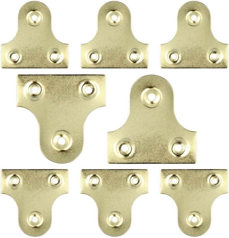 32 Mm Glatte Messing-befestigungsplatten Für Spiegelglasrahmen, 10er-pack. Sichere Aufhängung. – Aquaforge