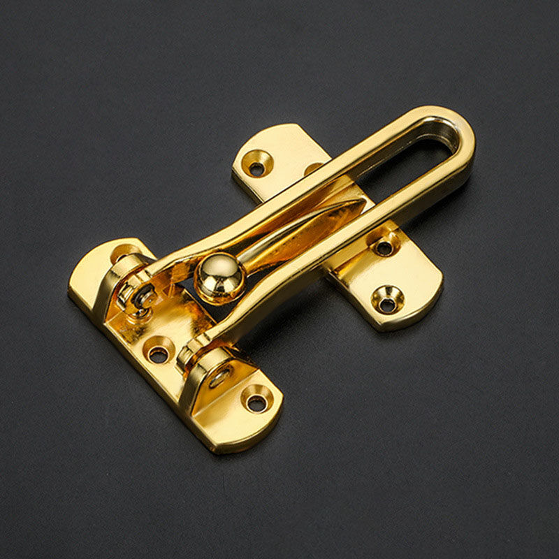 Verpackung Für Sicherheitstürschlösser Für Haus Und Hotel, Türkette Aus Edelstahl, U-schloss (gold) - Aquaforge