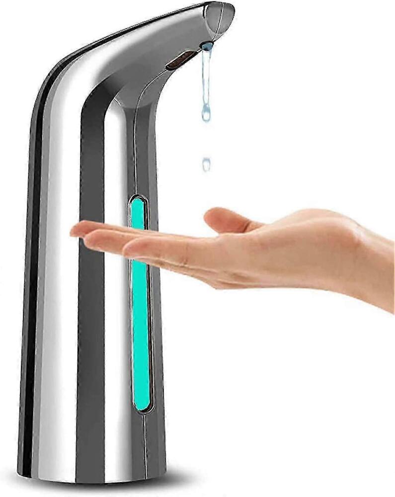 Silberner, Berührungsloser Flüssigseifenspender, Automatischer Handdesinfektionsmittelspender, Kompatibel Mit Verschiedenen Marken – Aquaforge