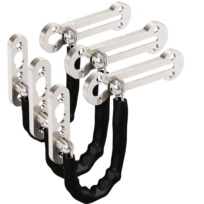 Türsicherung Mit Edelstahlkette (3-teilig, Silber) - Aquaforge