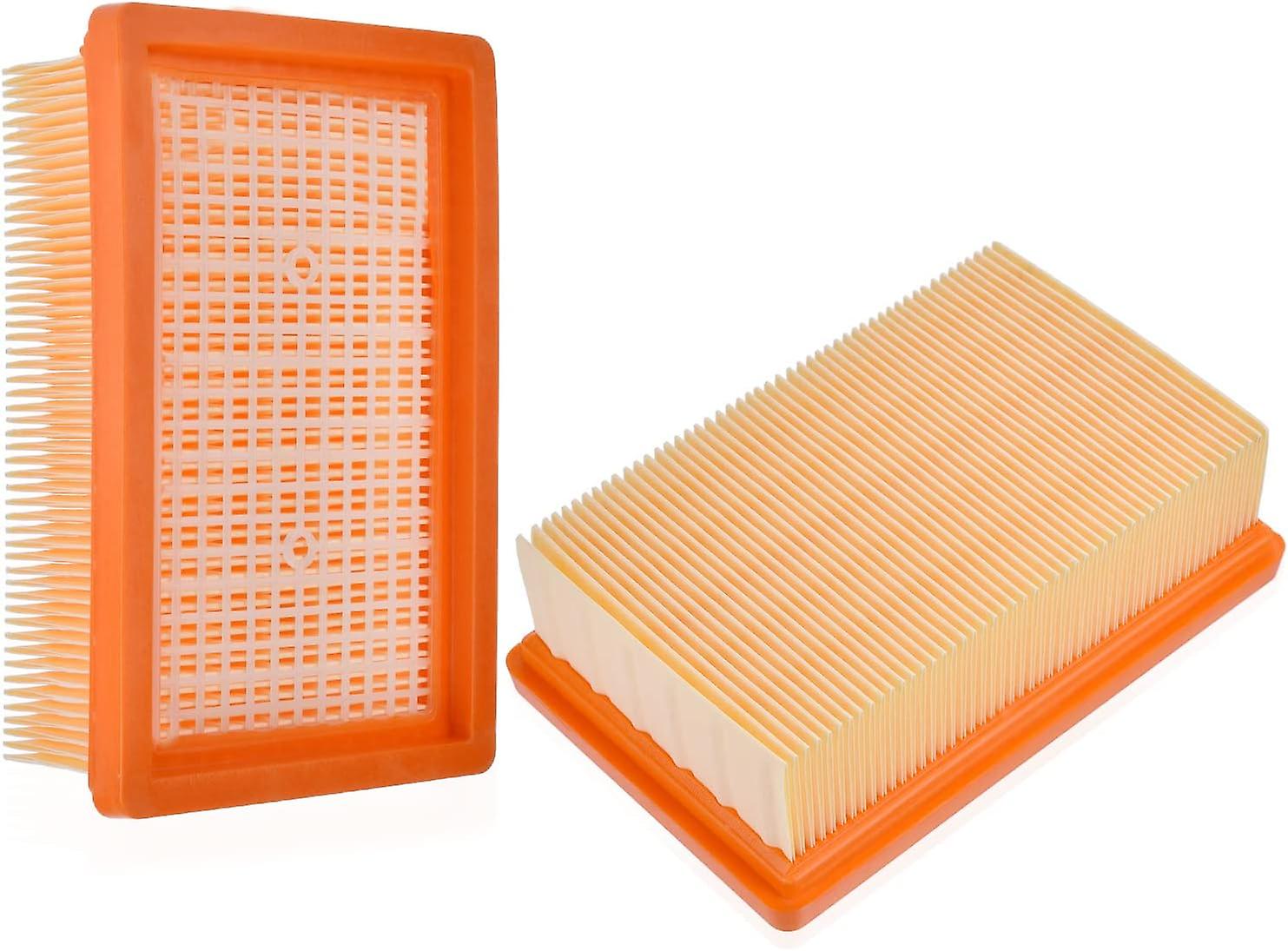 2er-pack Ersatz-flachfilter Für Kärcher Nass- Und Trockensauger Mv4, Mv5, Mv6, Wd4, Wd5, Wd6, Wd4p, Wd5p Und Wd6p – Ersetzt Die Teilenummer 2.863-005.0-aquaforge