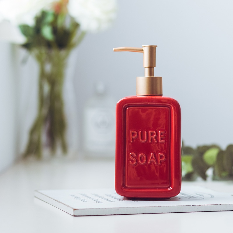 470-ml-keramik-flüssigseifenspender (1 Stück), Handdesinfektionsmittelflasche Für Hotels Und Spas, Shampoo- Und Duschseifenspender, Desinfektionsmittelspender – Aquaforge